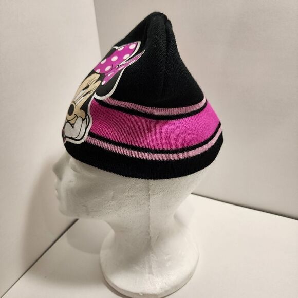 Toddler Disney Minnie Mouse Knit Beanie Hat - Picture 3 of 7
